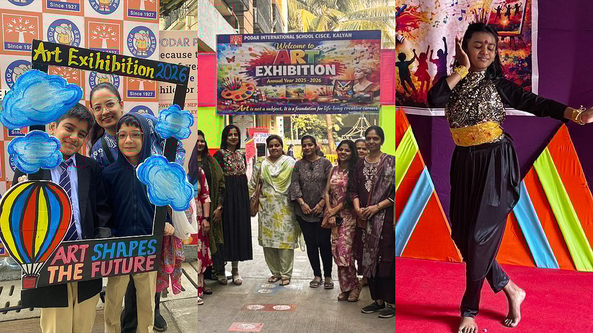 Podar International School CISCE Showcases Young Talent At Art & Science Exhibition In Kalyan Near...