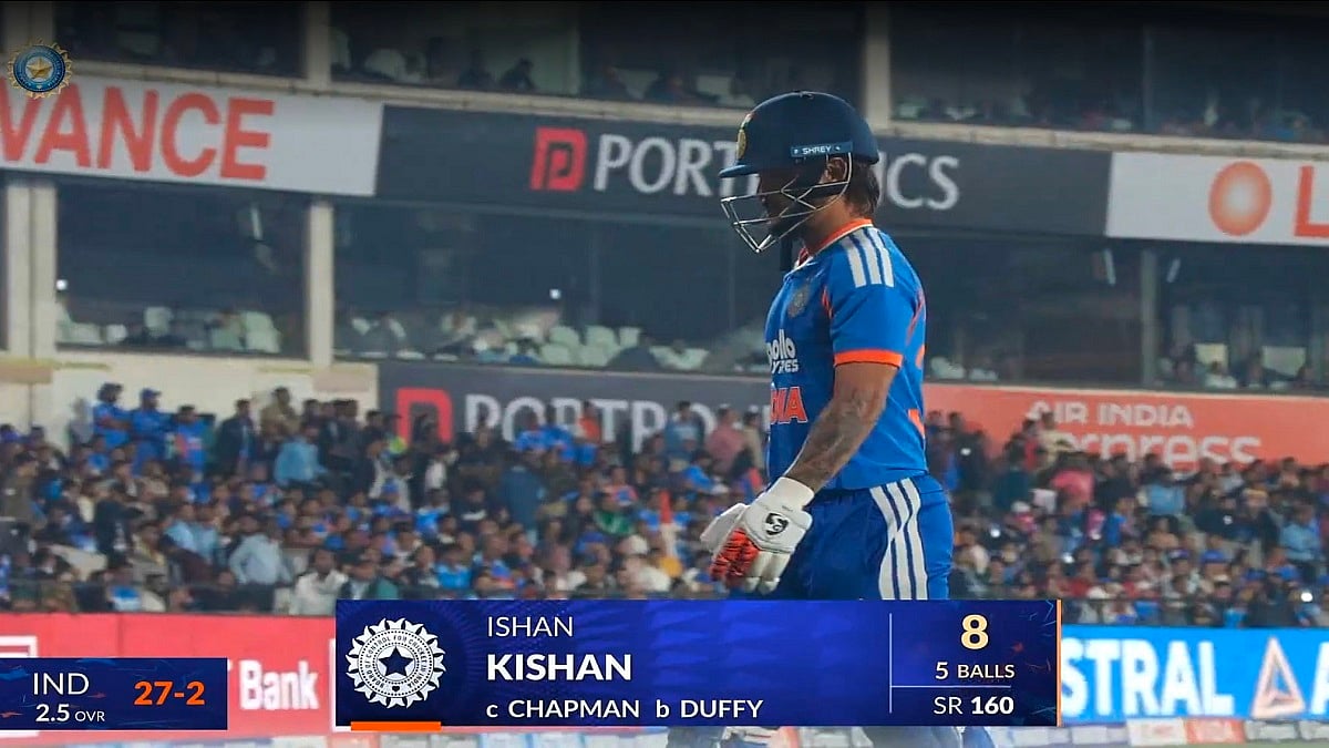 Ishan Kishan Makes Comeback After 2 Years, Smashes First Ball for Four & Gets Out Early For 8 In IND Vs NZ 1st T20 