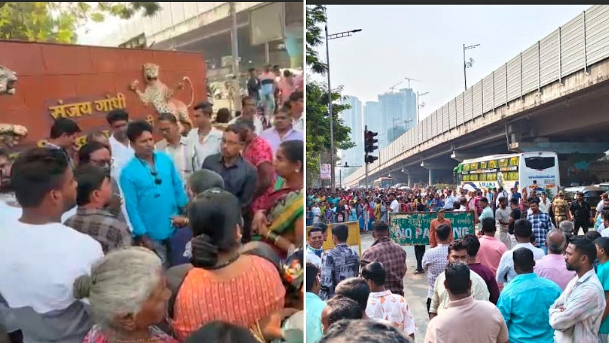 SGNP Tribals Protest Eviction Drive, Claim Rights Violation As Forest Officials Cite Bombay HC Order