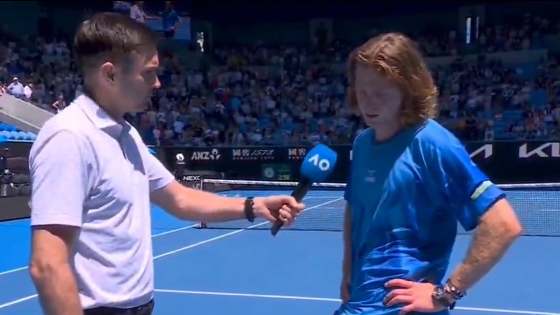 'Coffee, Sleep & Practice': Andrey Rublev Delights Fans With Dry Humour At Australian Open 2026; VIDEO 