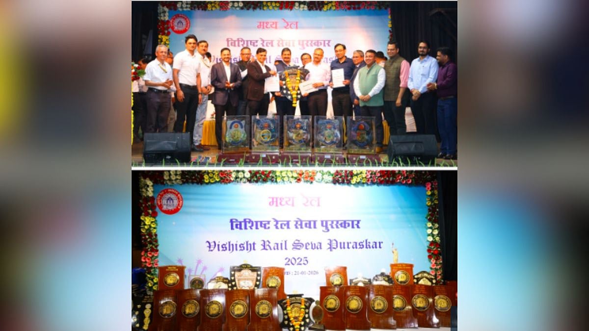 Central Railway Honours 98 Employees, Bhusaval & Nagpur Divisions Bag Overall Efficiency Shield At 70th Vishisht Rail Seva Puraskar 