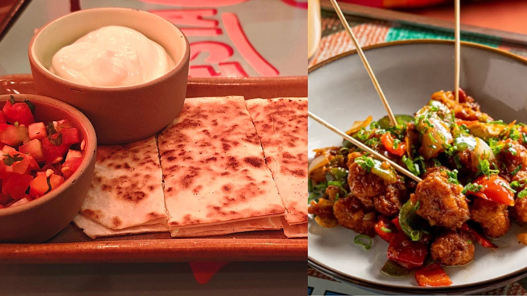 Cheesy Quesadilla and spicy Habanero