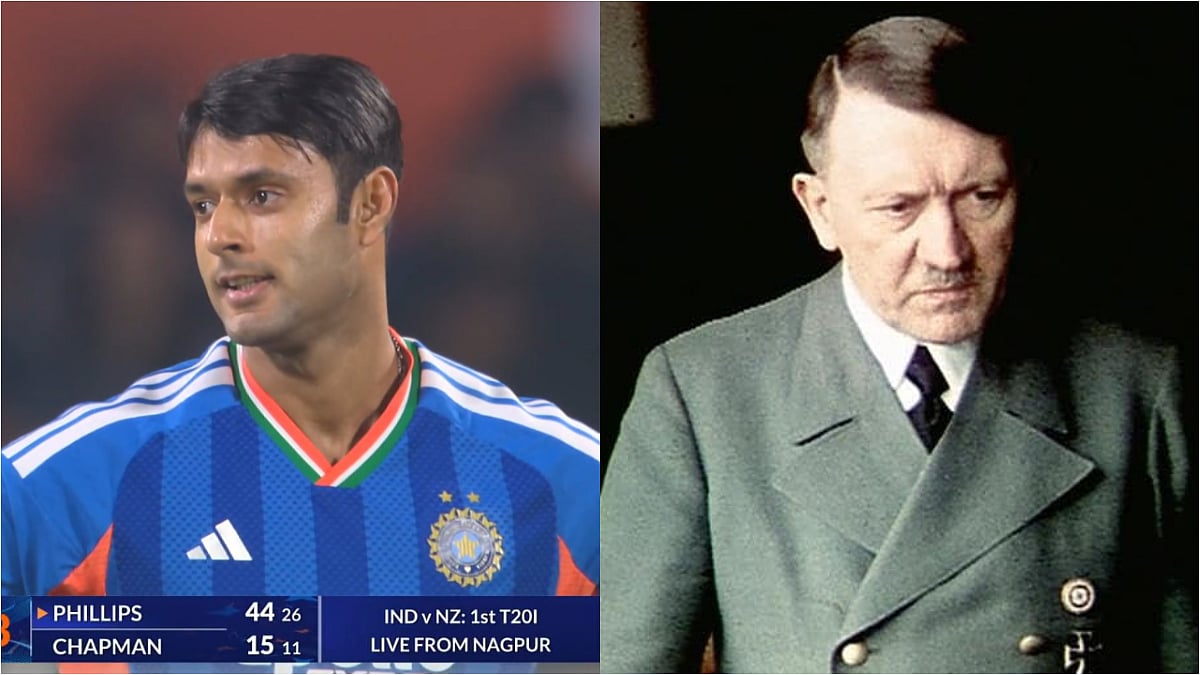 Shivam Dube's New Haircut Sparks Memes; Netizens Compare With Adolf Hitler During IND Vs NZ T20I In...