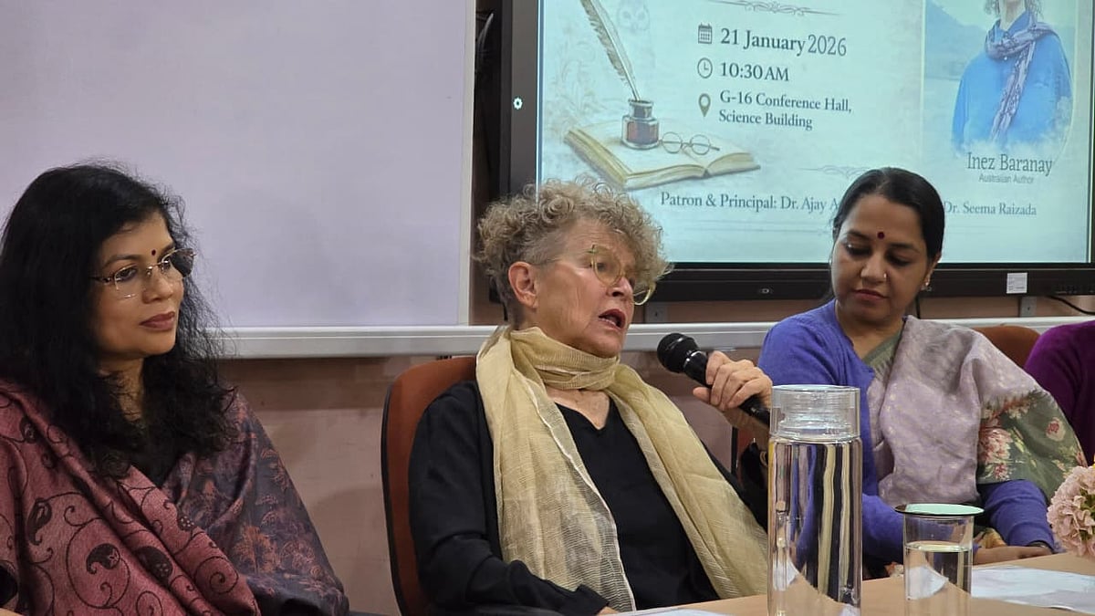 MP News: Australian Author Inez Baranay Shares Insights Into Her Writing Journey In Bhopal College