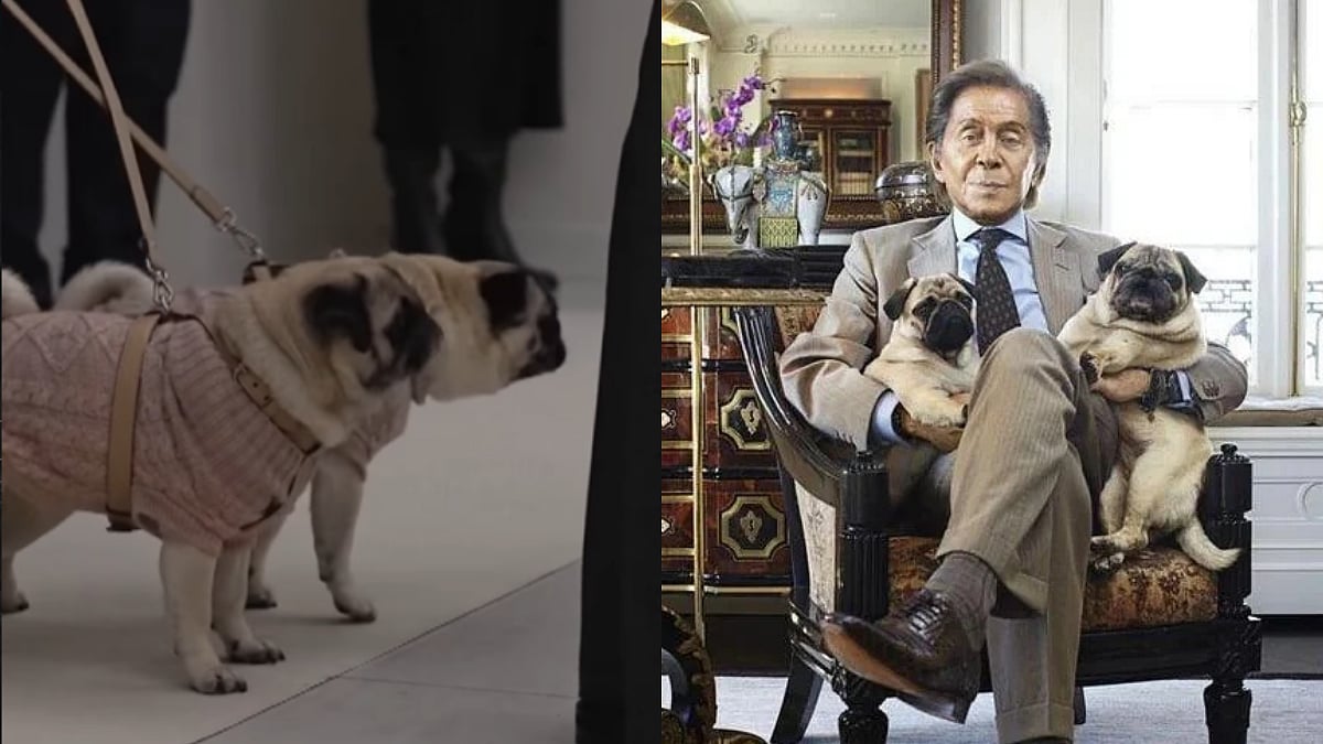 Valentino Garavani's Dogs Bid Farewell To The Italian Fashion Designer, Netizens Remember His Love For Pugs As Tear-Jerking Video Surfaces Online 