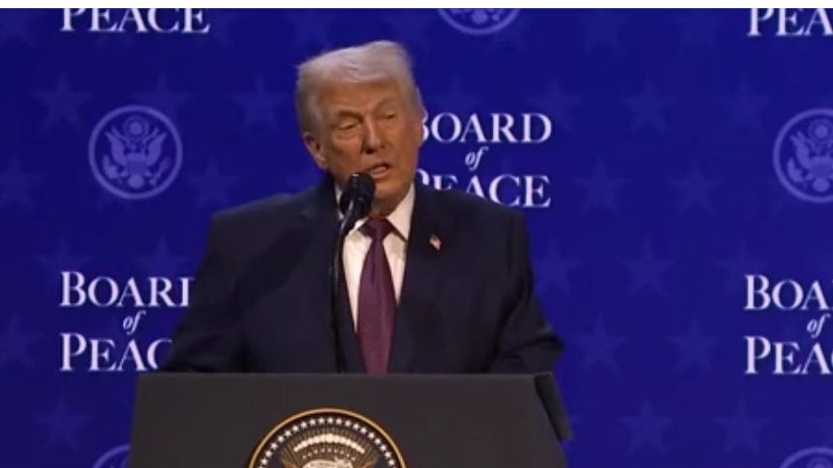 US President Donald Trump Unveils Board Of Peace On Gaza In Davos - VIDEO 