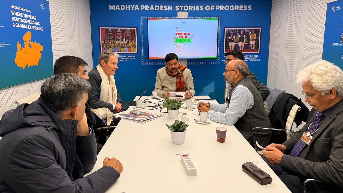 MP Chief Minister Mohan Yadav Meets PepsiCo CEO At World Economic Forum 2026, Holds Key Talks With...