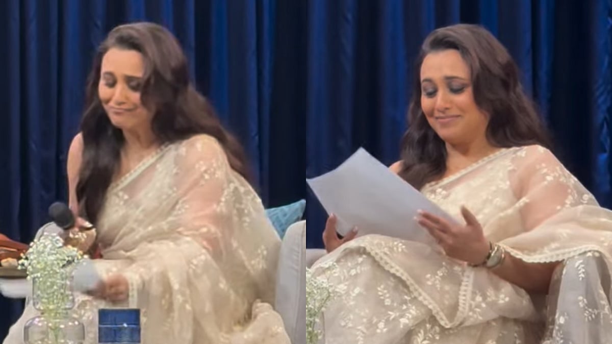 Video: Rani Mukerji Gets Emotional On Receiving Handwritten Letter From 10-Year-Old Daughter Adira
