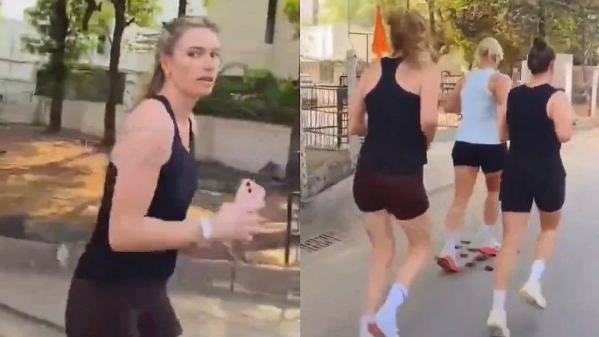 'That's Creepy': Social Media Erupts In Outrage As A Man Chases RCB's Lauren Bell & Her Teammates On Vadodara Streets; VIDEO 