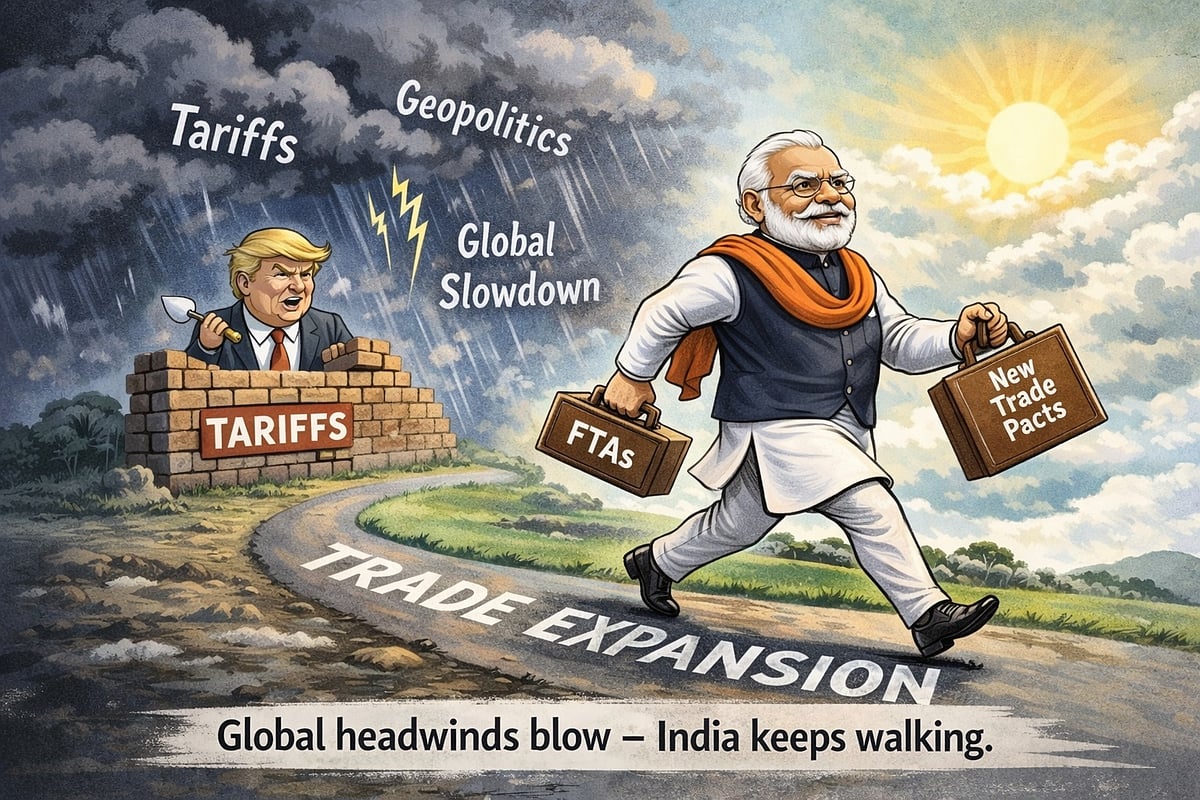 Reform Momentum: India Widens Export Base To Blunt Global Shocks, Pursues New Trade Pacts, FTA Negotiations Continue Despite Mounting External Risks