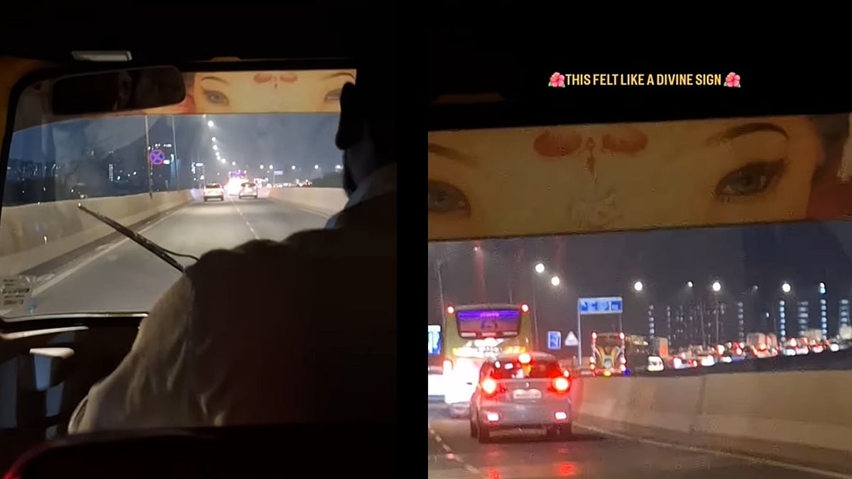 'Goosebumps': Mumbai Commuter's Traffic Jam Video Turns Into Ganpati Bappa's Divine Moment - Watch Viral Video 