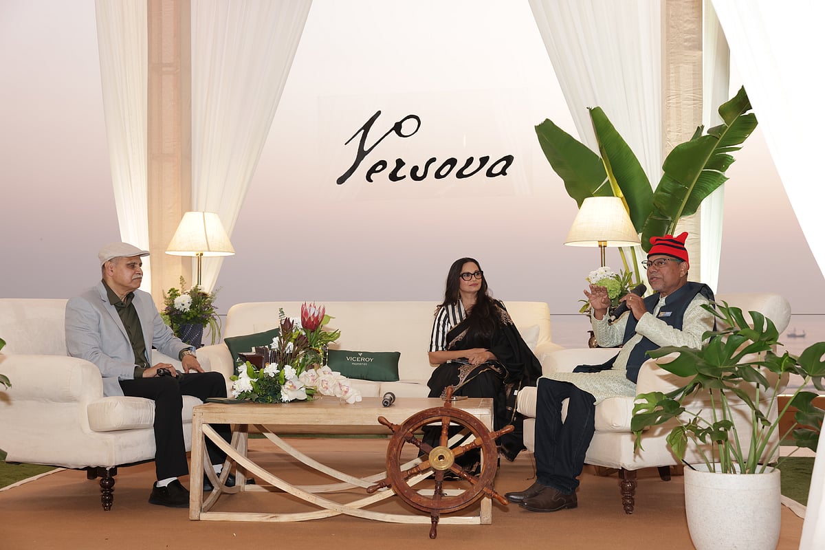 Maria Goretti in conversation with Noel D'Souza and Rajhans Tapke