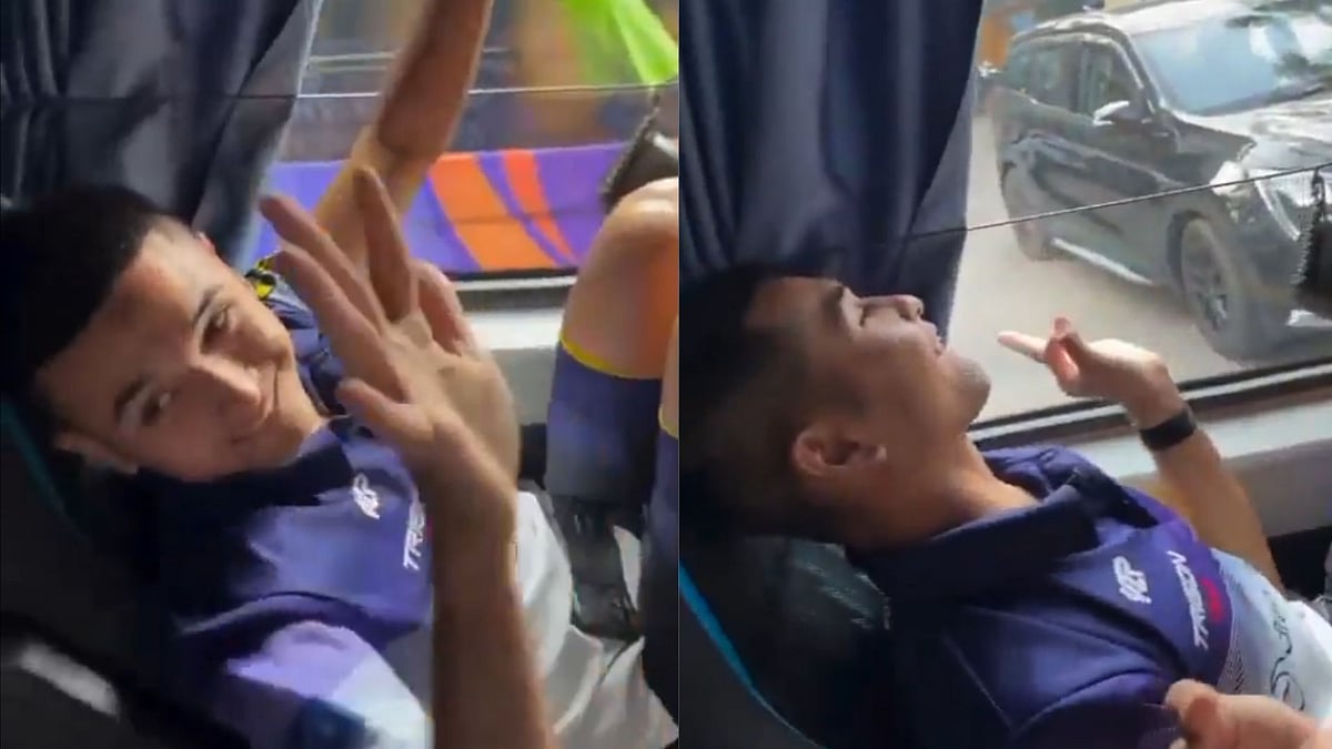 Bajaj Pune Grand Tour: Global Cyclists Groove To Marathi Song 'Natin Maarli Mithi' In Travel Bus - Video 