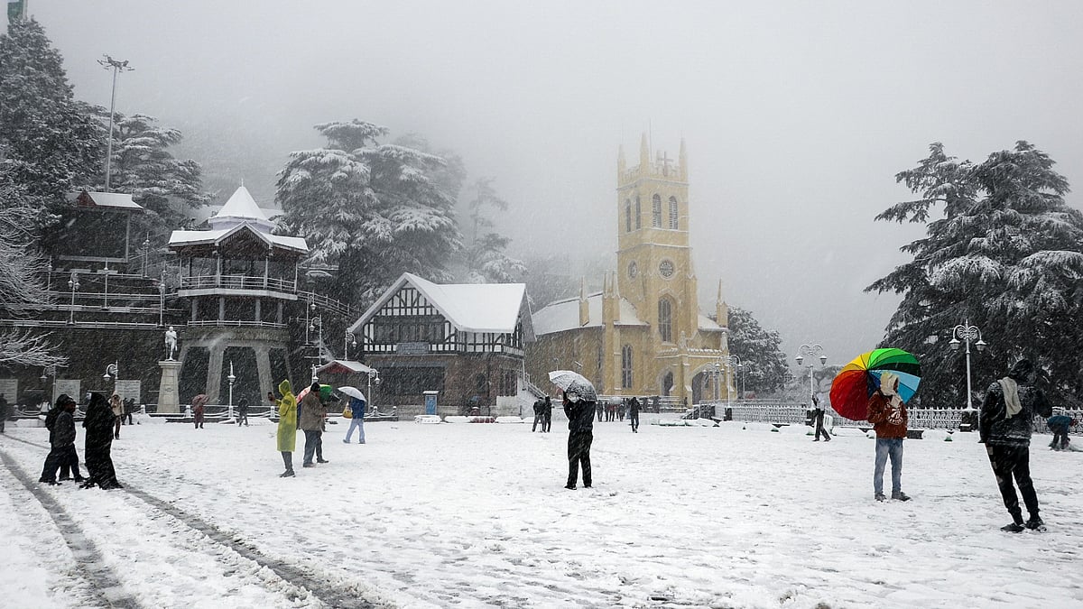Snowfall In Himachal, Strong Winds  Lash Punjab & Haryana
