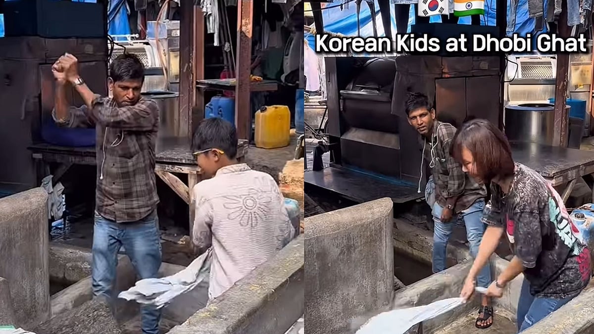 Korean Family Visits Mumbai's Dhobi Ghat To Witness 'Real Hard Work': Viral Video Wins Hearts - Watch 