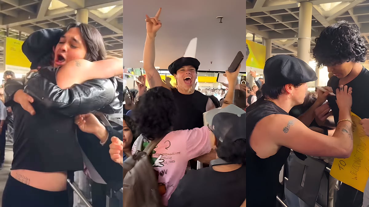 'Holy Sh*t India, Let's Go': Yungblud Lands In Mumbai For Lollapalooza 2026, Kisses & Dances With Fans At Airport - WATCH 