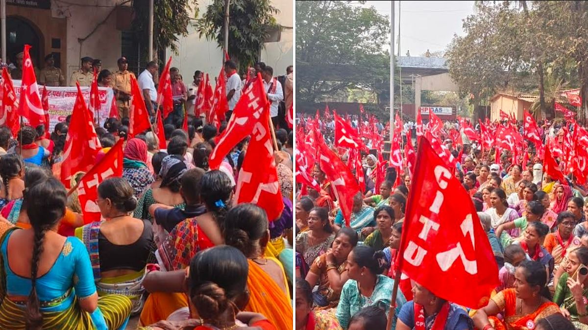 CPI(M) Stages Bhiwandi Sit-In Over Tribal Rights, Water Crisis, Power Bills And Labour Issues, Seeks Immediate Government Action 