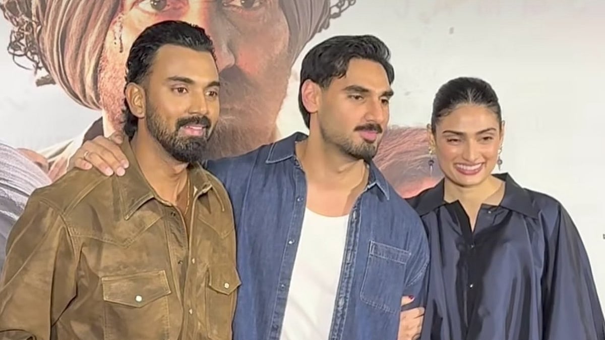KL Rahul, Athiya Shetty & Ahan Shetty Make A Stylish Appearance At Special 'Border 2' Screening