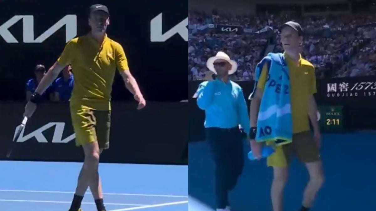 Jannik Sinner Fights Through Cramps As Grueling Third-Round Battle With Eliot Spizzirri Continues Under Australian Open Heat; Video 