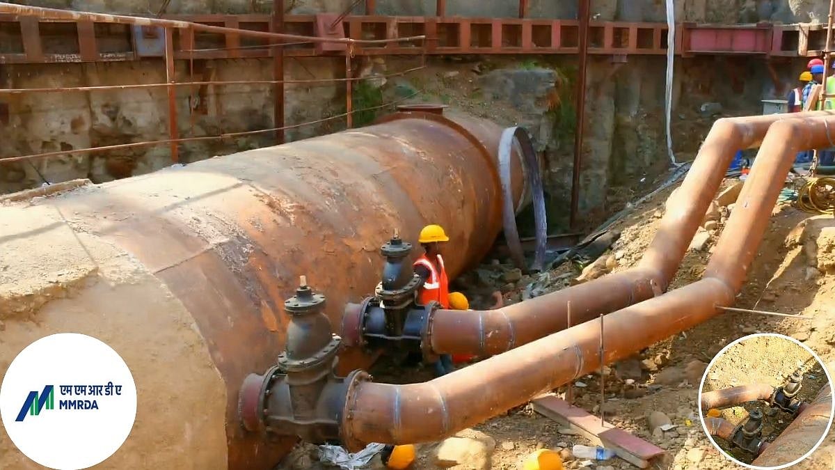 Mumbai Infra News: Metro Line 7A Gets Major Push As MMRDA Diverts 2,400-mm Upper Vaitarana Water Line 