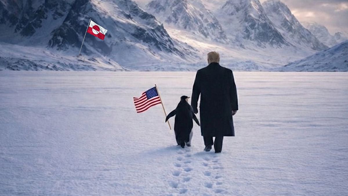 US: White House Shares AI Image Of President Donald Trump With Penguin In Greenland, Internet Spots A Major Error 
