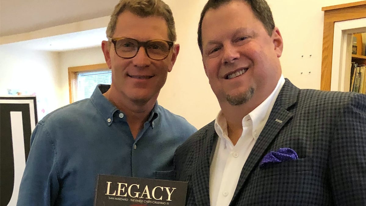(Left to right) Bobby Flay and Doug Singer