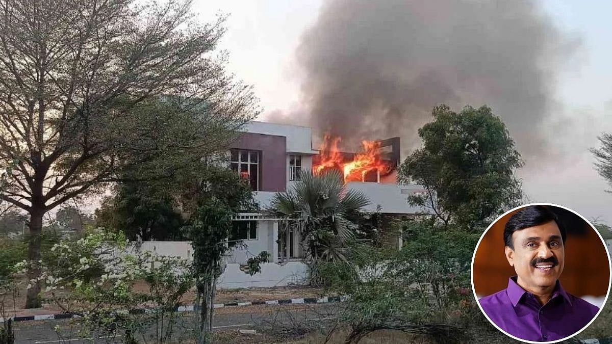 Karnataka News: Political Tensions Resurface In Ballari After Model House Linked To Former Minister Gali Janardhan Reddy Set Ablaze | VIDEO 