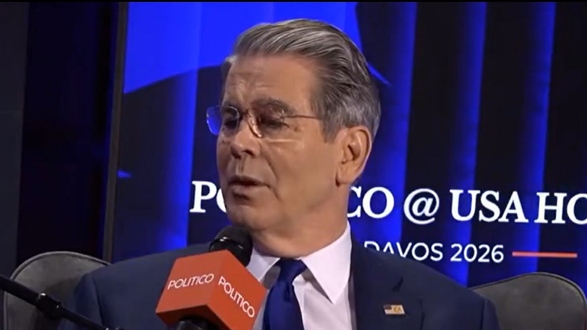 US Treasury Secretary Scott Bessent  at Davos  | X/@MattooShashank

