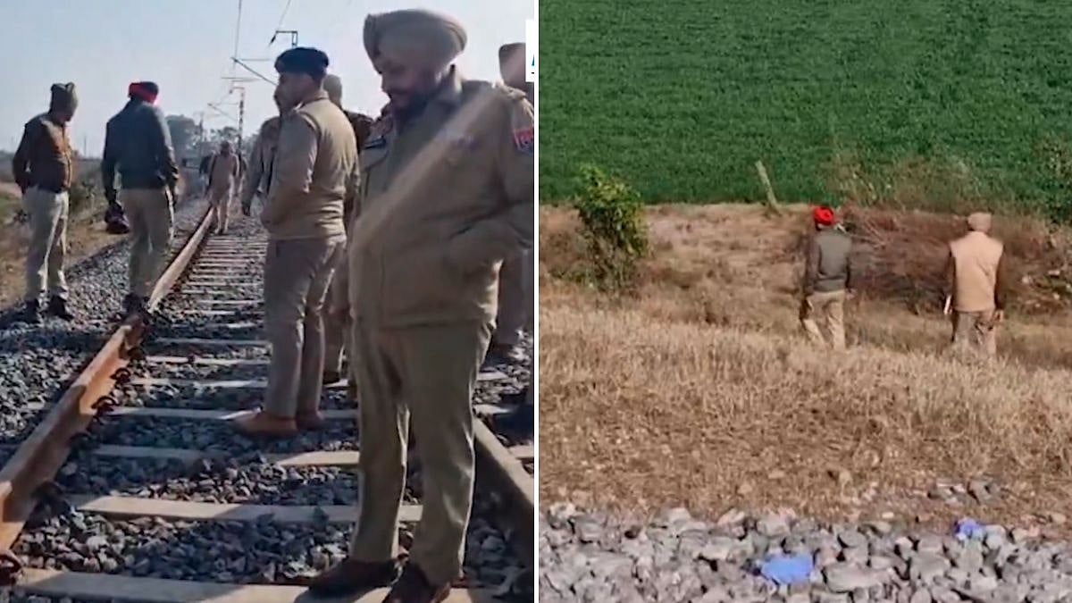 Freight Train Engine Derails After Track Blast Near Sirhind, Loco Pilot Injured, Security Agencies On High Alert In Punjab 
