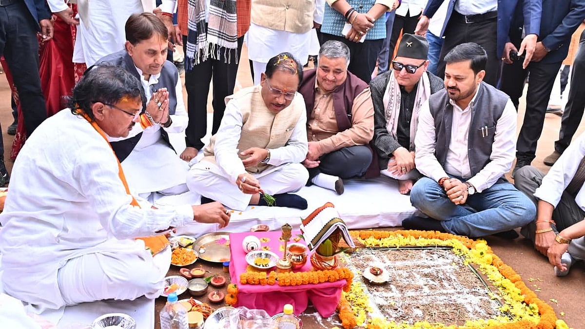 Chhattisgarh CM Vishnu Deo Sai lays Foundation Of Chitrotpala Film City In Nava Raipur To Boost...