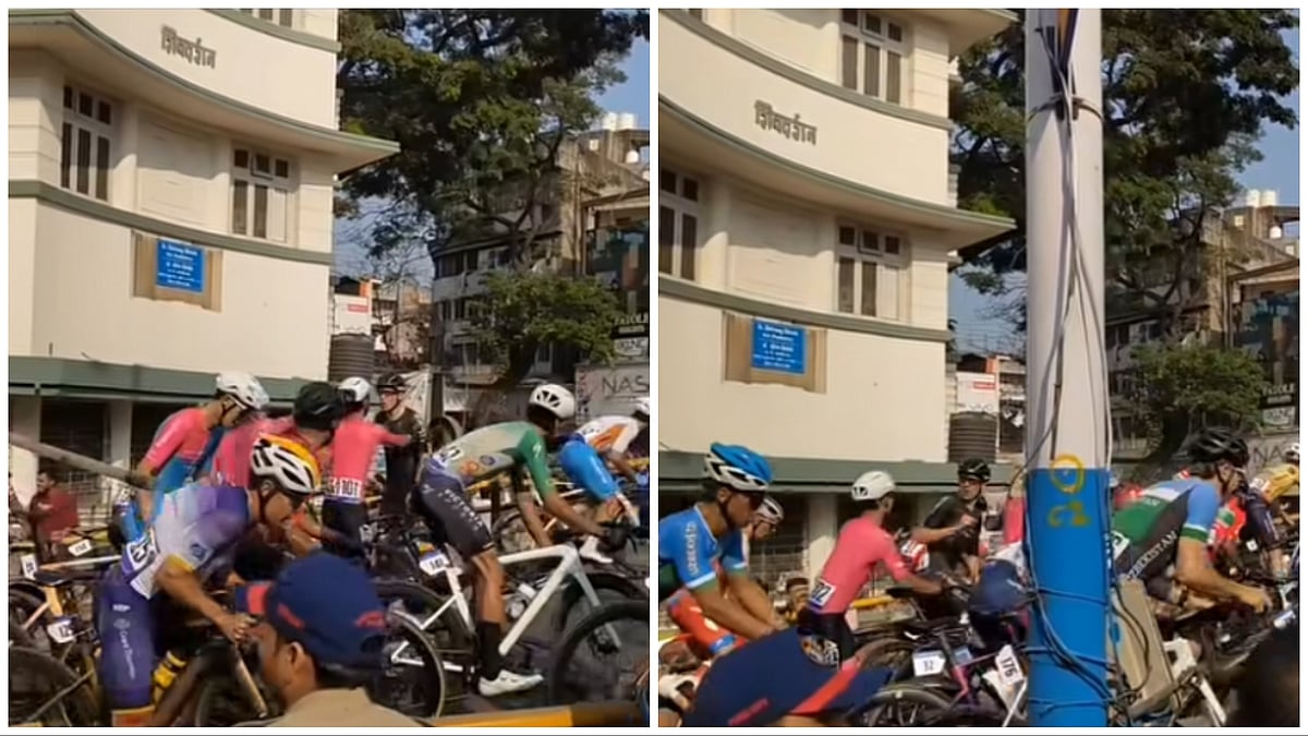 Viral Video Shows Heated Exchange Between Cyclists At Pune Grand Tour 2026 On FC Road | WATCH