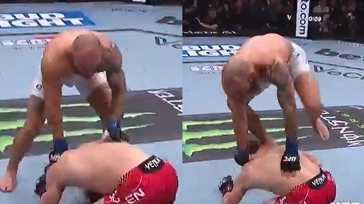 UFC 324: Jean Silva Jumps Off Arnold Allen's Back In Dramatic Moment Mid-Fight, Draws Cheers From Crowd; Video 