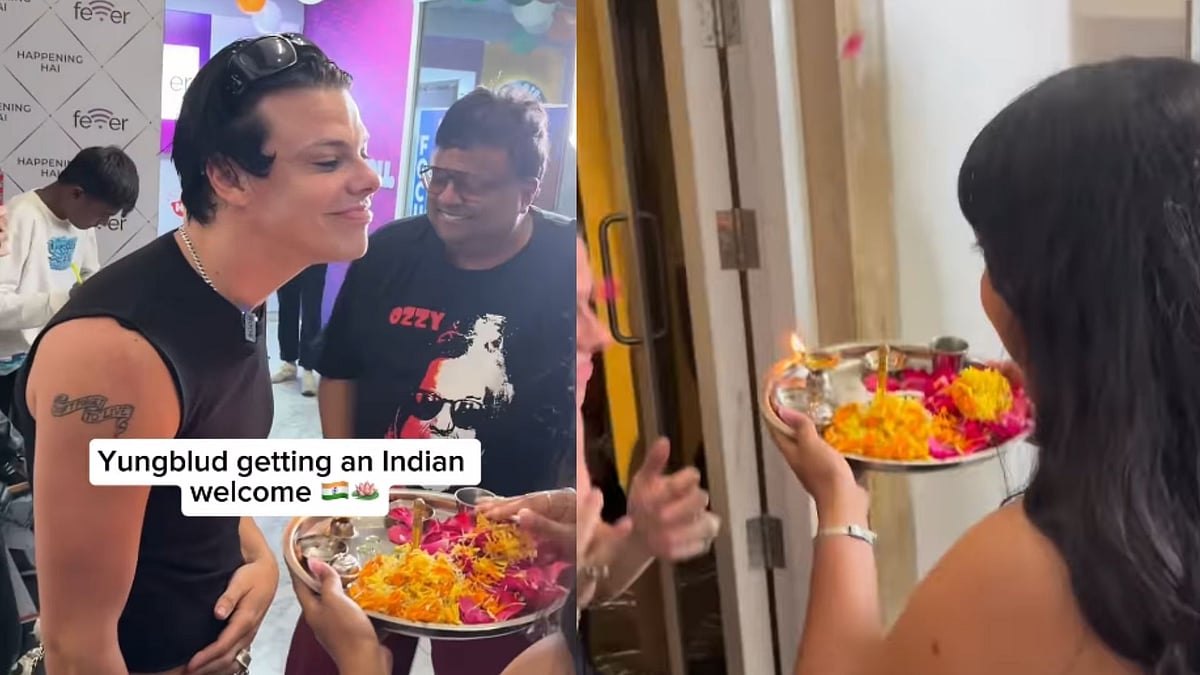 'Welcomed Yungblud With Aarti Ki Thali': Woman's Video Of Applying 'Tika' To Musician Goes Viral - Watch 