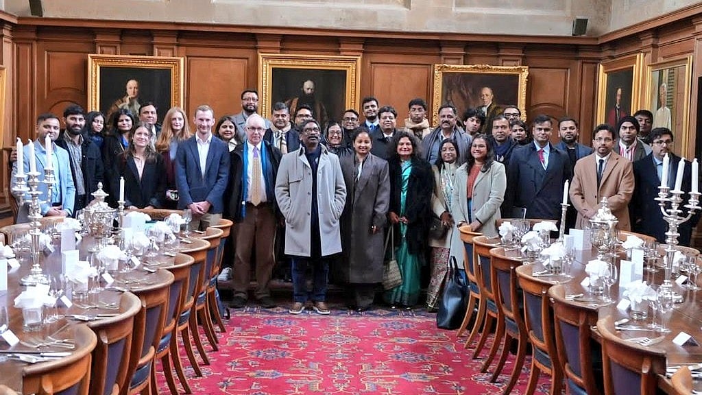 Jharkhand CM Hemant Soren Visits Oxford, Honours Dr Radhakrishnan’s Global Legacy 