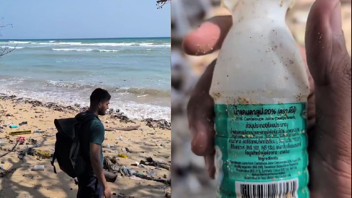 'There Is No Planet B': Man Collects Plastic Garbage From Thailand, Myanmar & Malaysia Found On Andaman Beach - Video 
