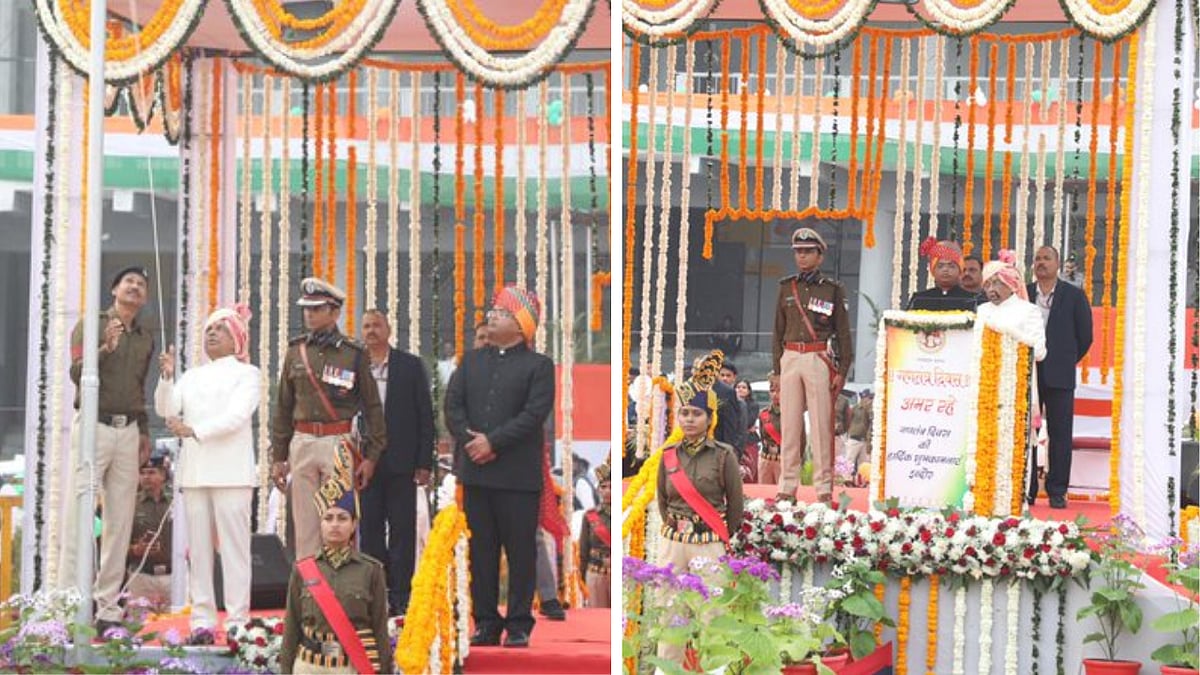 Indore News: Deputy Chief Minister Jagdish Devda Hoists National Flag At Nehru Stadium On 77th...