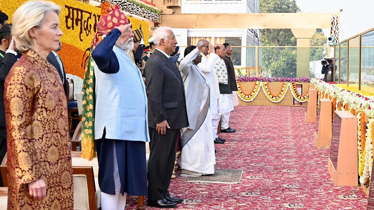 EU Chief Ursula von der Leyen Praises New Delhi Ahead Of ‘Mother Of All Deals’ | X/@rashtrapatibhvn