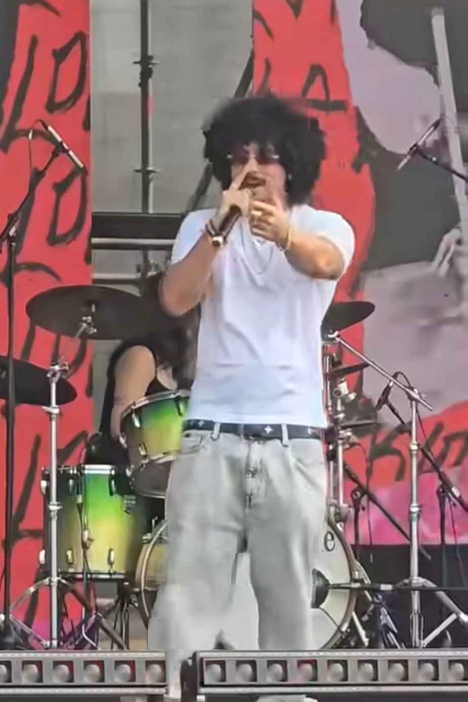 Hanumankind joins Rudy Mukta on stage