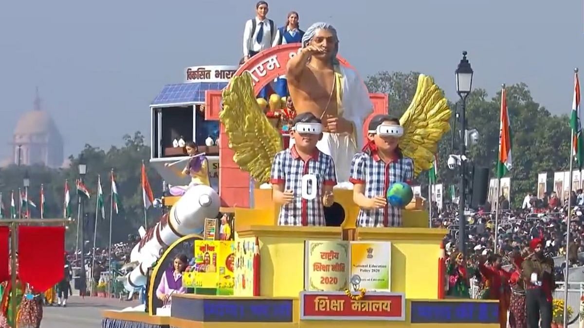 India's 77th Republic Day: Department Of School Education & Literacy Tableau At R-Day Parade Hails India's Knowledge Legacy 