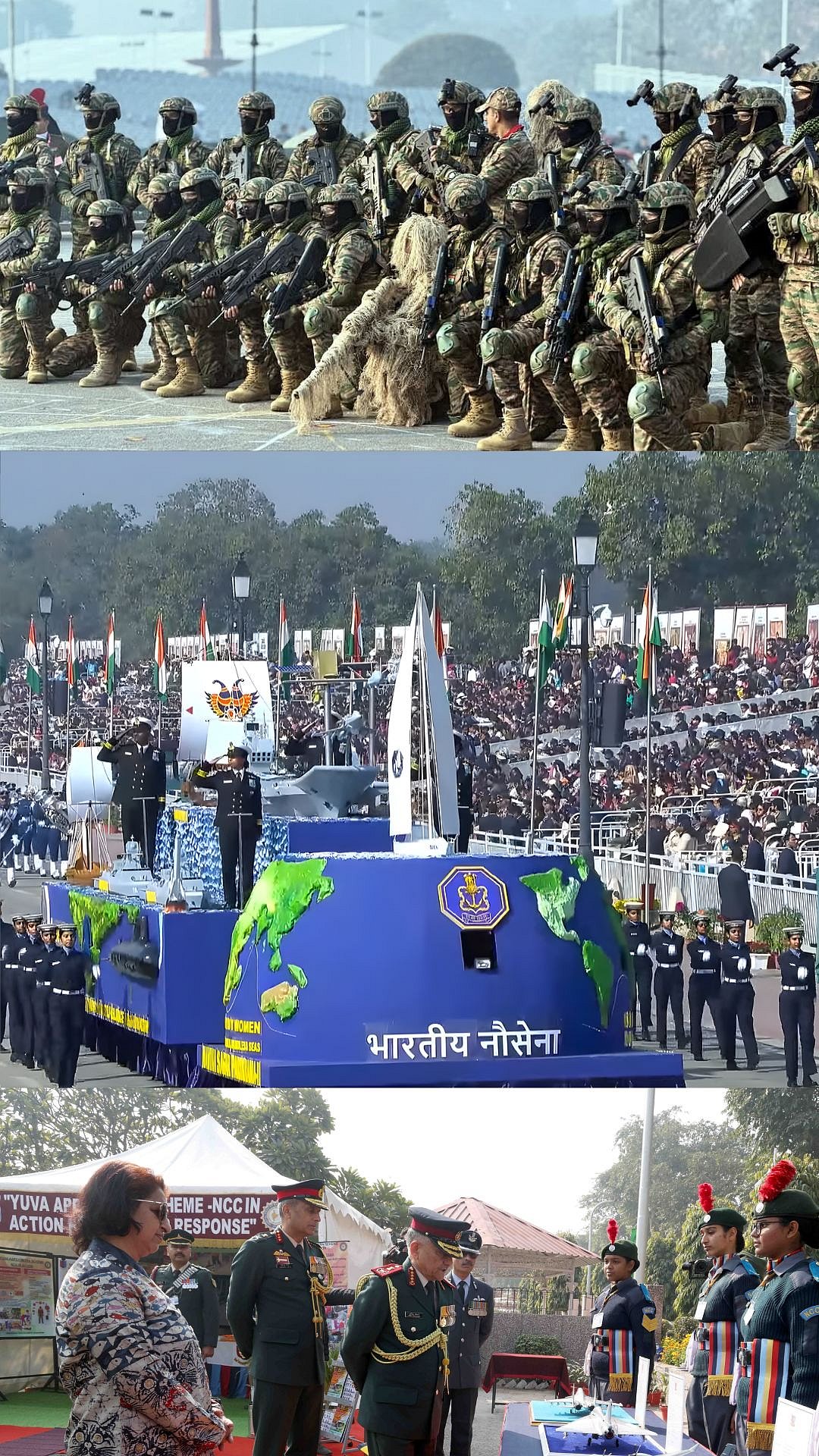 Striking Visuals Of 77th Republic Day: India Celebrates Unity, Pride And Patriotism