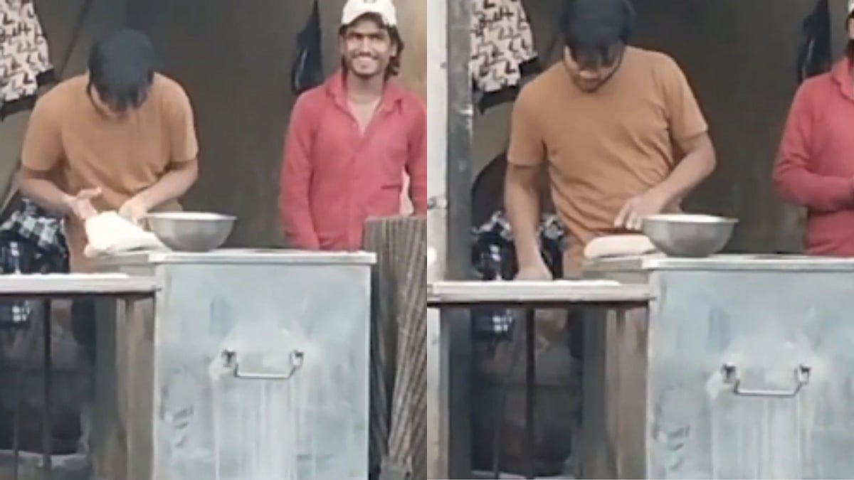 VIDEO: Tandoor Worker Caught Spitting On Rotis In UP's Hathras