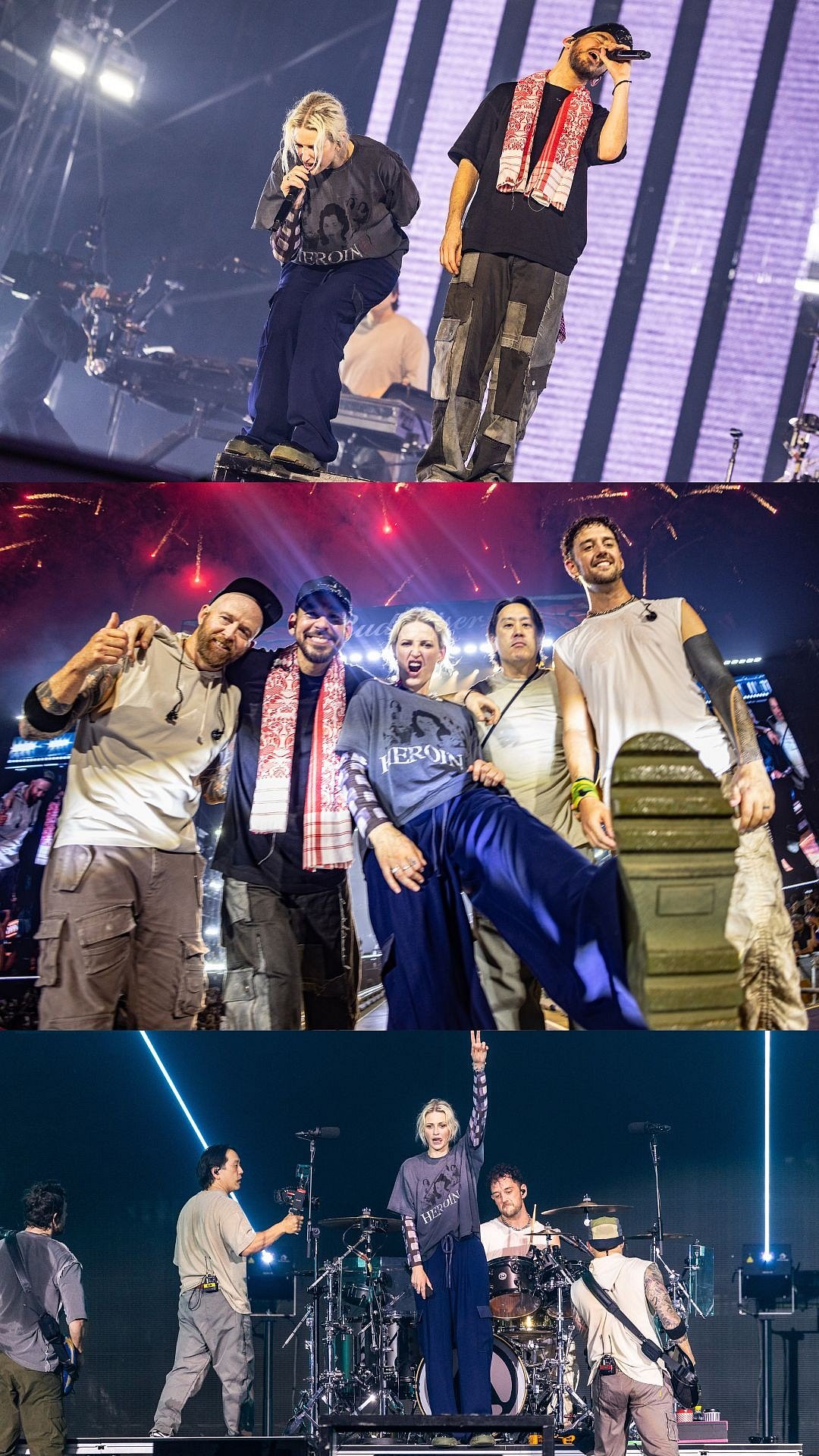 Linkin Park Members Honour Indian Designers At Mumbai's Lollapalooza 2026: Check What Emily...