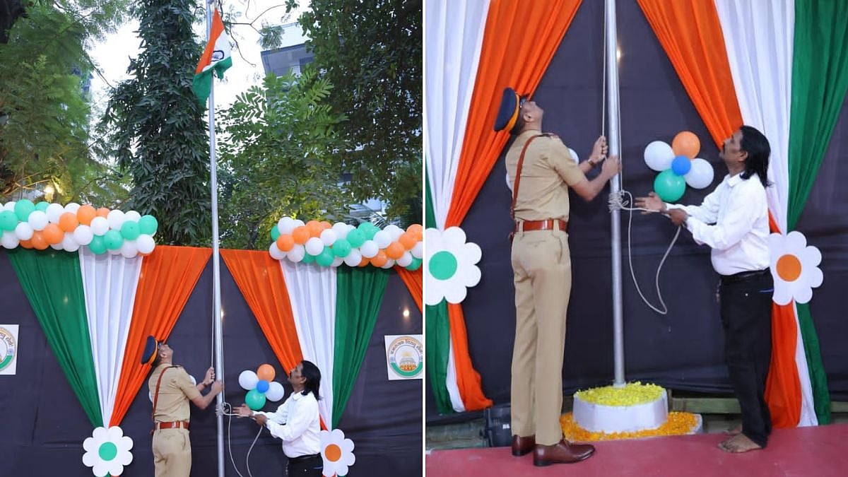Republic Day 2026: Sanitation Worker Hoists National Flag At Malad Police Station In Mumbai 