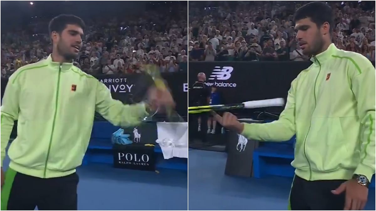 Carlos Alcaraz Performs Impressive Tricks With Racket; Reaches His First-Ever Semi-Final In Australian Open 2026 | Watch Viral Video 