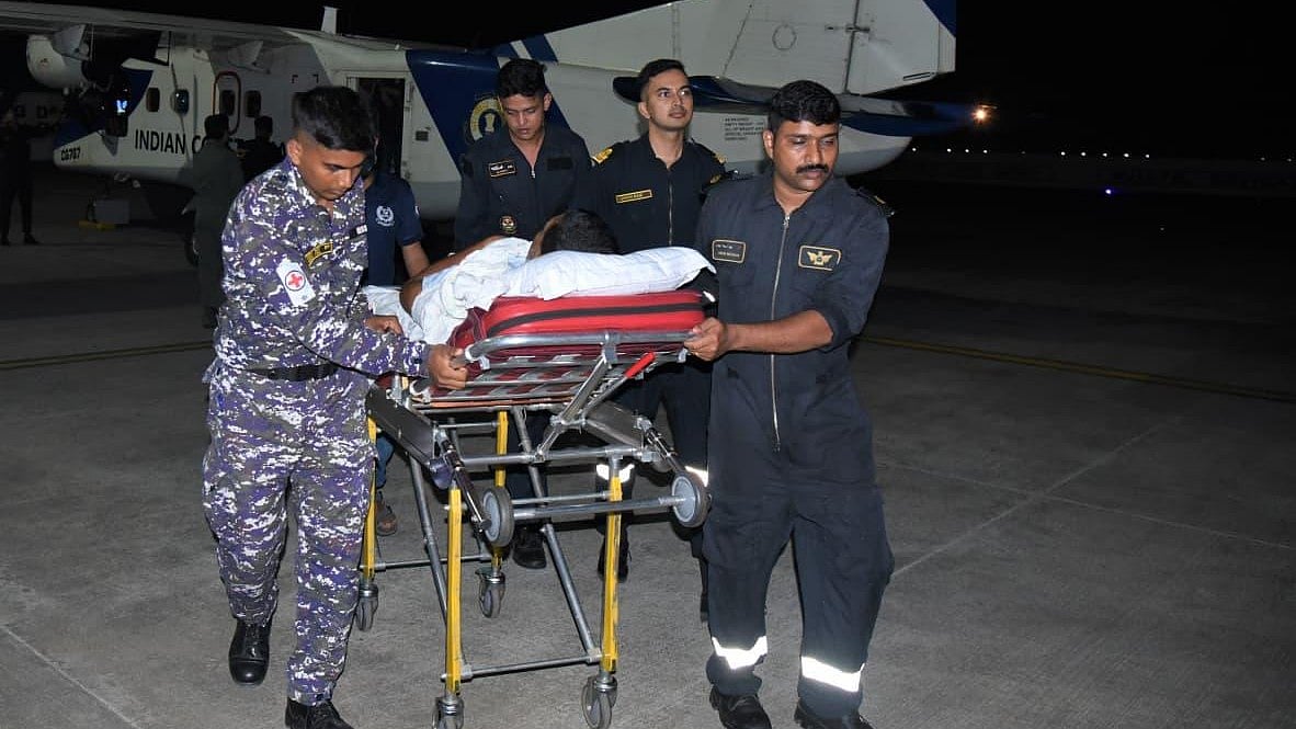 Indian Coast Guard Conducts Critical Night MEDEVAC From Agatti Island, Demonstrating Operational Excellence 