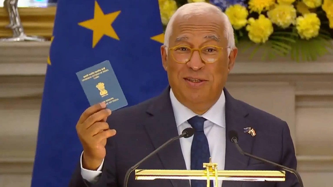 European Council President Antonio Costa Shows His OCI Card, Flaunts Goan Roots After India & EU Conclude 'Mother Of All Deals'; VIDEO 