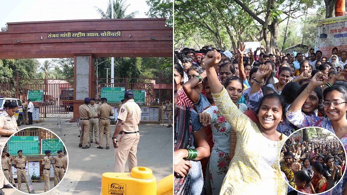 Mumbai SGNP Row: Sanjay Gandhi National Park Demolition Drive Suspended After Tribal Protests, Minister Ganesh Naik Assures Rehabilitation 