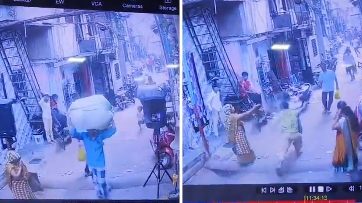 Mumbai Tragedy Video: 3-Year-Old Girl Dies In Vikhroli After Loudspeaker Collapse Due To Negligence; CCTV Footage Goes Viral 