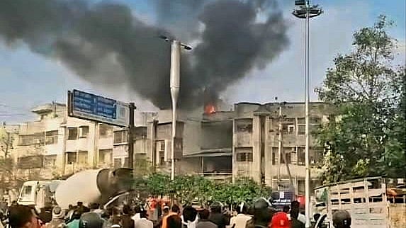 MP News: Massive Fire In Rooftop Store Room, Controlled After 2 Hours; Suspected AC Explosion...