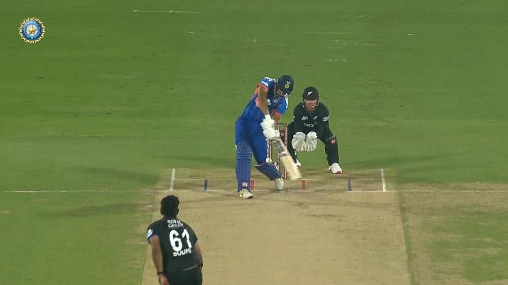 VIDEO: Shivam Dube Smashes 94-Metre MONSTER In 29-Run Over Off Ish Sodhi In IND Vs NZ 4th T20I In Vizag 